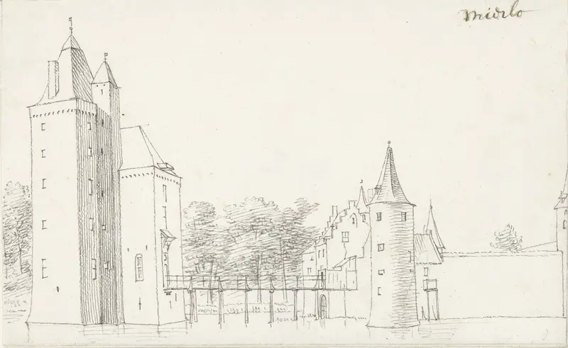 Het kasteel te Mierlo Wall Art by Cornelis Pronk - High-Resolution Digital Print