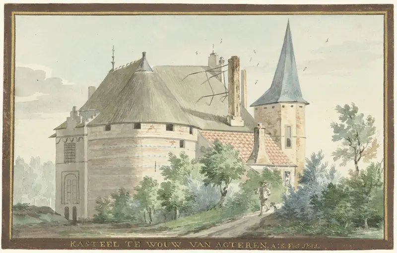 Het kasteel te Wouw Wall Art by Unknown - High-Resolution Digital Print