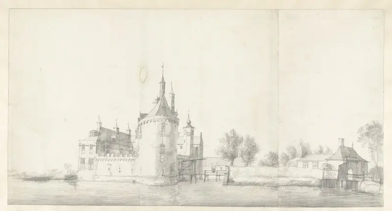 Het Kasteel Tongelaar bij Gassel Wall Art by Jan Abrahamsz. Beerstraten - High-Resolution Digital Print