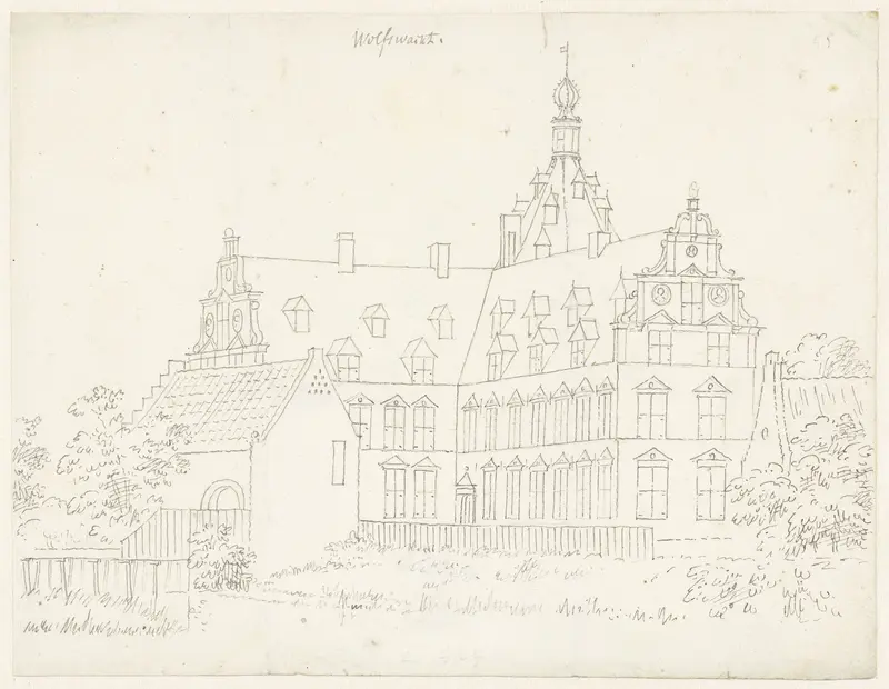 Het kasteel Wolfswaard Wall Art by Cornelis Pronk - High-Resolution Digital Print