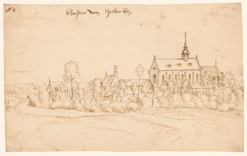 Het klooster van Hoboken Wall Art by Unknown - High-Resolution Digital Print