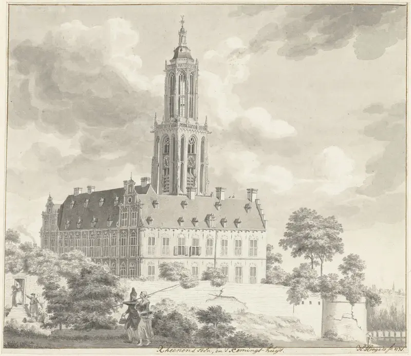 Het Koningshuis en de Cuneratoren te Rhenen Wall Art by Unknown - High-Resolution Digital Print