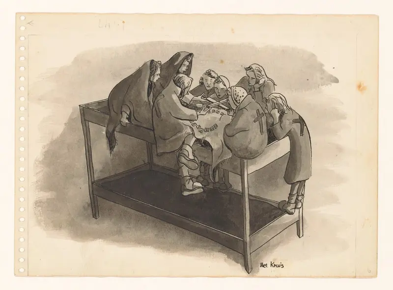 Het kruis Wall Art by Agatha Abrahamina Siegenbeek van Heukelom (Atie) - High-Resolution Digital Print