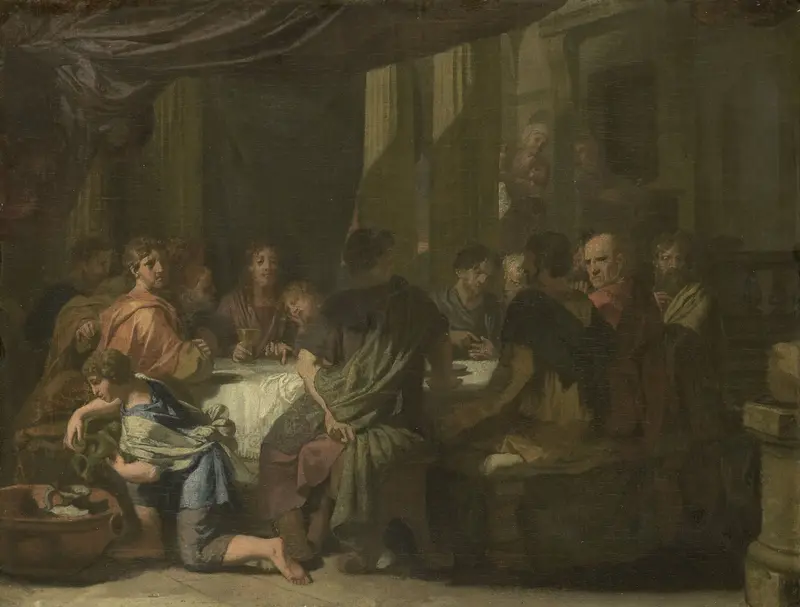 Het laatste avondmaal Wall Art by Gerard de Lairesse - High-Resolution Digital Print