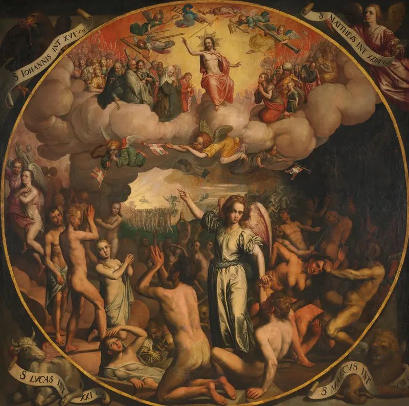 Het laatste oordeel Wall Art by Aert Pietersz. - High-Resolution Digital Print