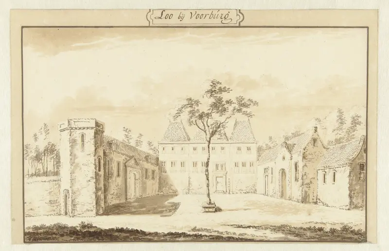 Het Loo bij Voorburg Wall Art by Abraham Rademaker - High-Resolution Digital Print