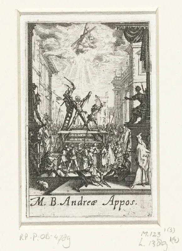 Het martelaarschap van Andreas Wall Art by Jacques Callot - High-Resolution Digital Print