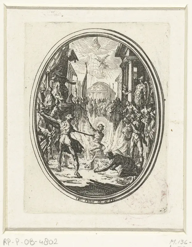 Het martelaarschap van de Heilige Laurentius Wall Art by Unknown - High-Resolution Digital Print