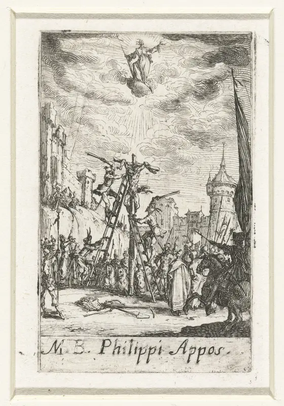Het martelaarschap van Filippus Wall Art by Jacques Callot - High-Resolution Digital Print