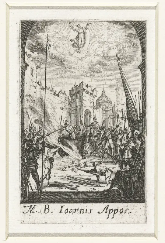 Het martelaarschap van Johannes Wall Art by Jacques Callot - High-Resolution Digital Print