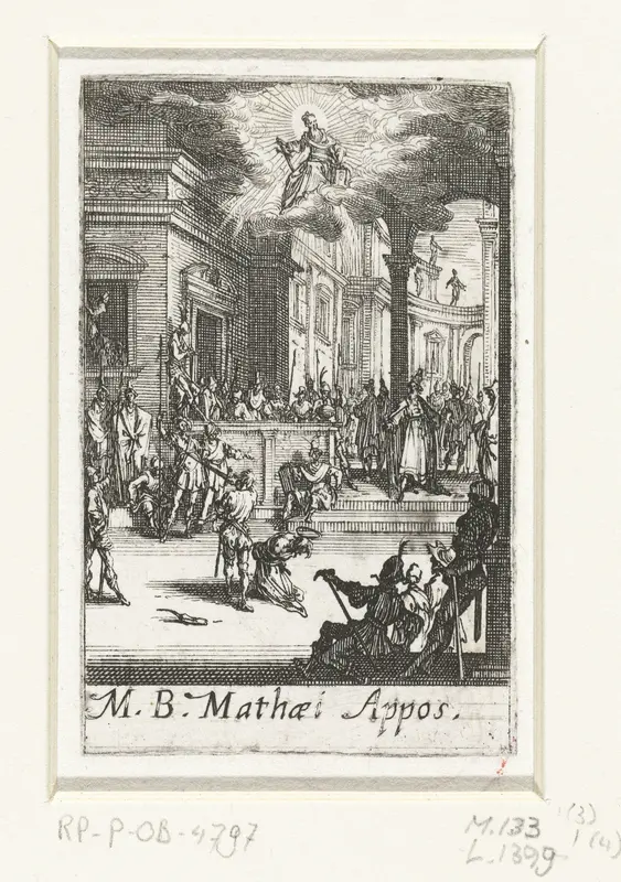 Het martelaarschap van Mattheüs Wall Art by Jacques Callot - High-Resolution Digital Print