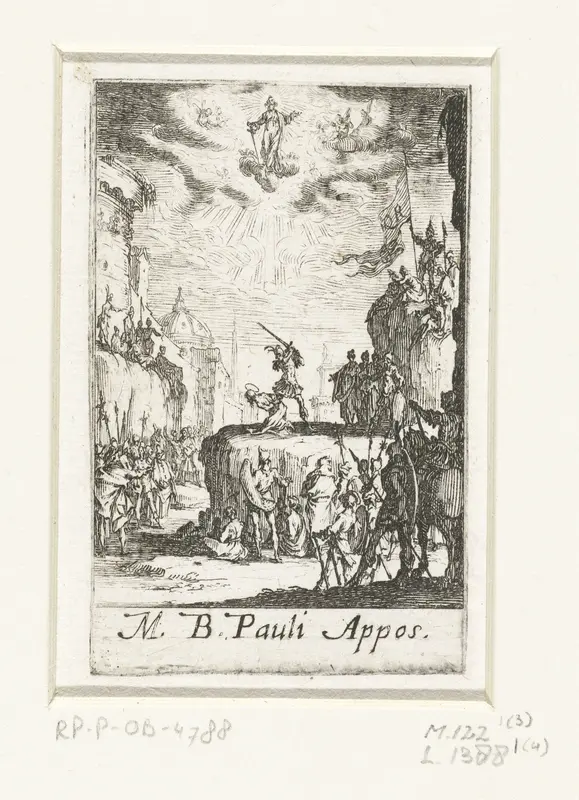 Het martelaarschap van Paulus Wall Art by Jacques Callot - High-Resolution Digital Print
