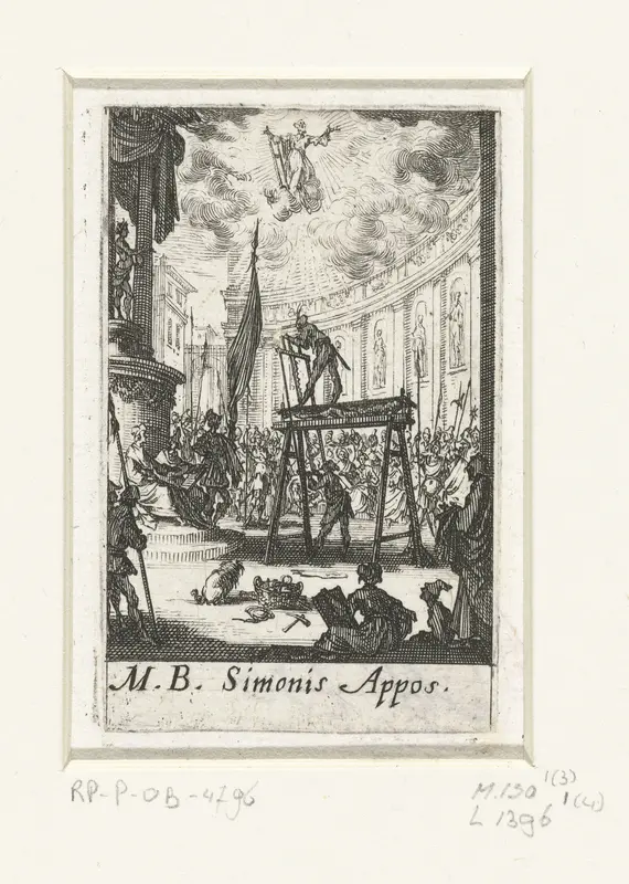 Het martelaarschap van Simon Wall Art by Jacques Callot - High-Resolution Digital Print