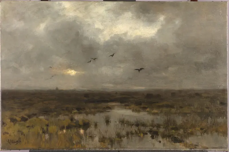 Het moeras Wall Art by Anton Mauve - High-Resolution Digital Print