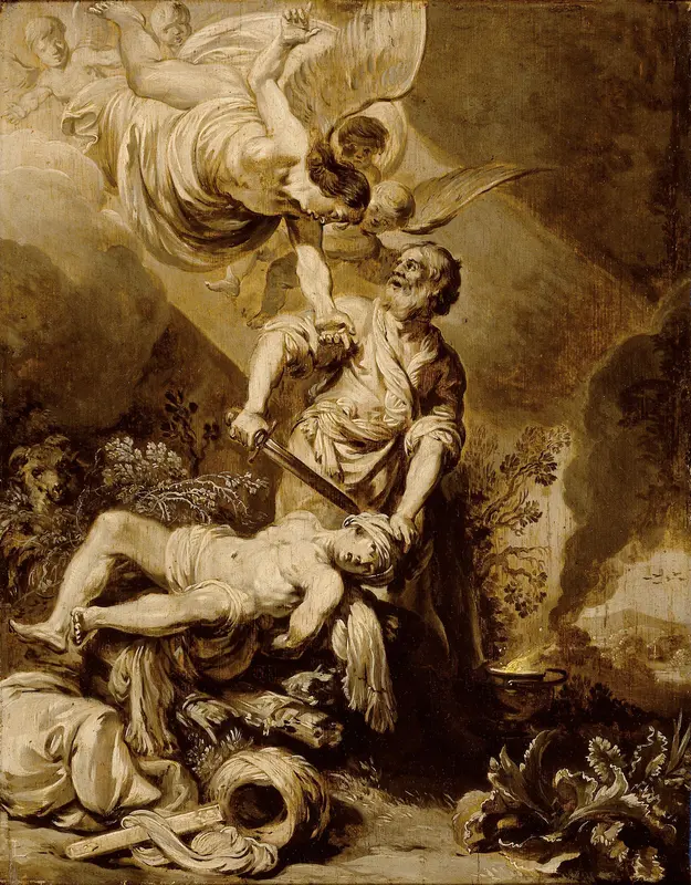 Het offer van Abraham Wall Art by Unknown - High-Resolution Digital Print