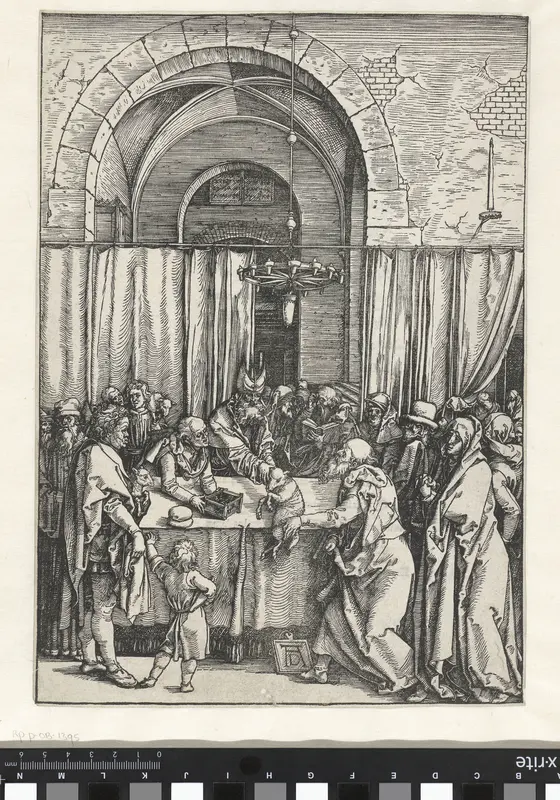 Het offer van Joachim wordt geweigerd Wall Art by Unknown - High-Resolution Digital Print