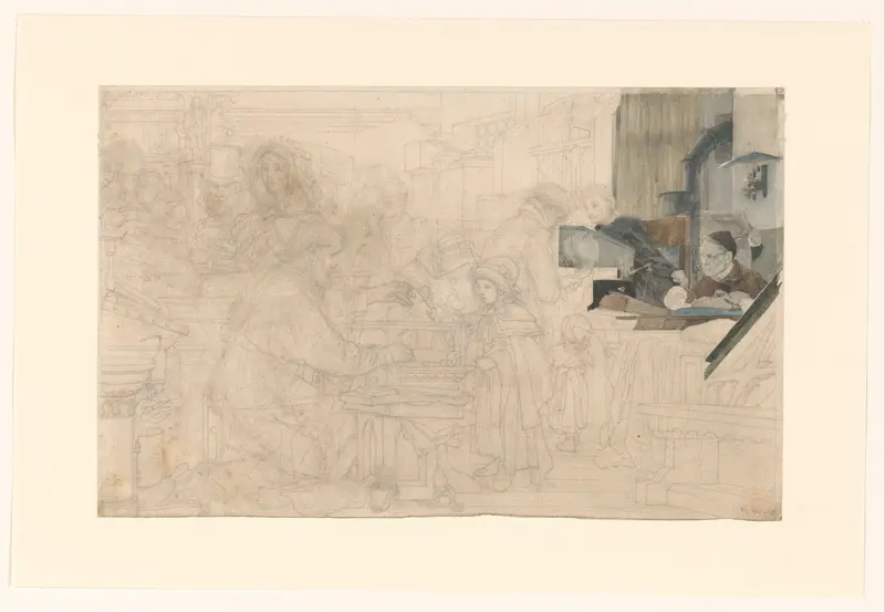 Het pandjeshuis (Berg van Barmhartigheid) Wall Art by Unknown - High-Resolution Digital Print