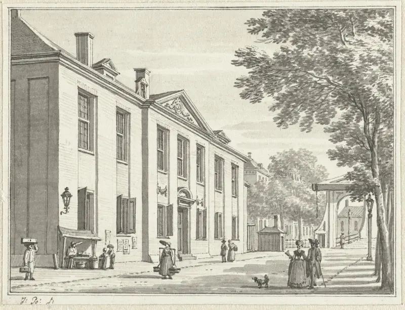 Het Prinsenhof te Rotterdam Wall Art by Jan Bulthuis - High-Resolution Digital Print