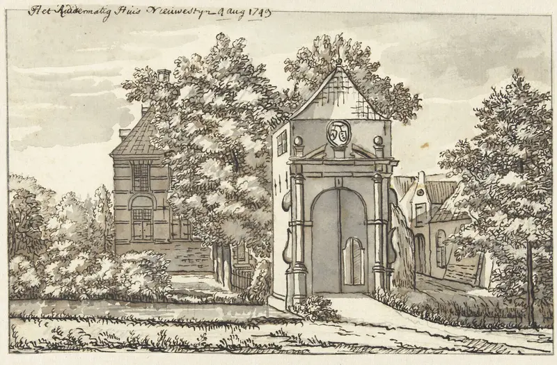 Het Riddermatig Huis Nieuwestijn Wall Art by Unknown - High-Resolution Digital Print