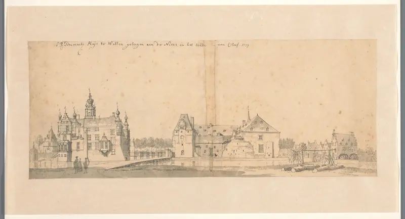 Het Riddermatig Huys te Wissen Wall Art by Jan de Beijer - High-Resolution Digital Print