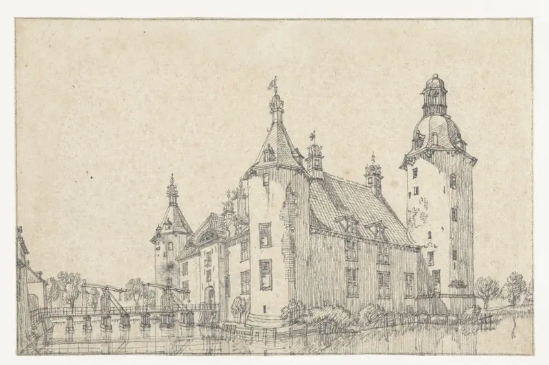 Het slot Moylant Wall Art by Jan de Beijer - High-Resolution Digital Print