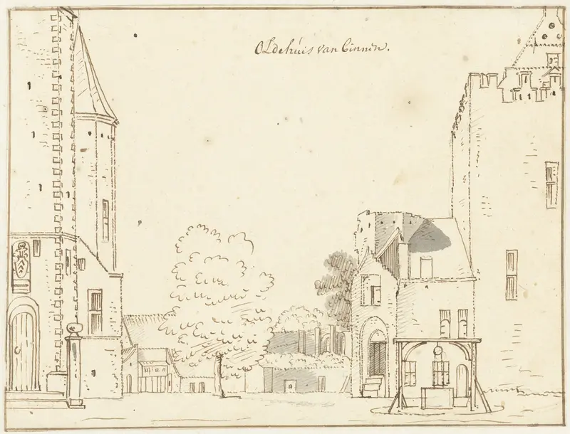 Het slot Oldehuis te Vollenhove, van binnen Wall Art by Unknown - High-Resolution Digital Print