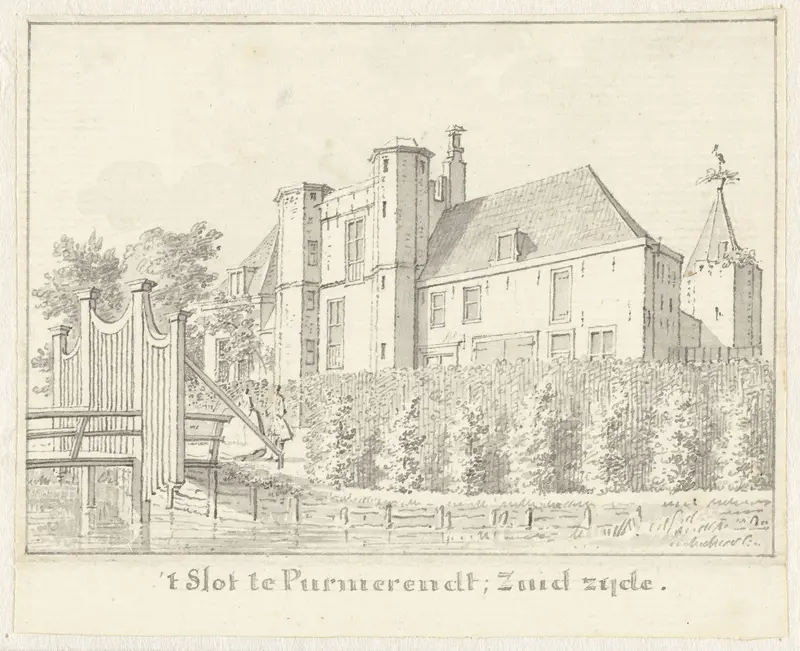 Het slot te Purmerend Wall Art by Cornelis Pronk - High-Resolution Digital Print