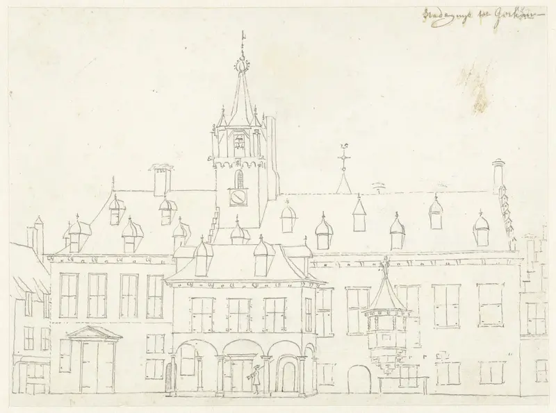 Het stadhuis van Gorinchem Wall Art by Cornelis Pronk - High-Resolution Digital Print