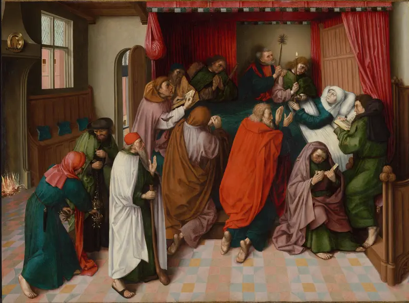 Het sterfbed van Maria Wall Art by Unknown - High-Resolution Digital Print