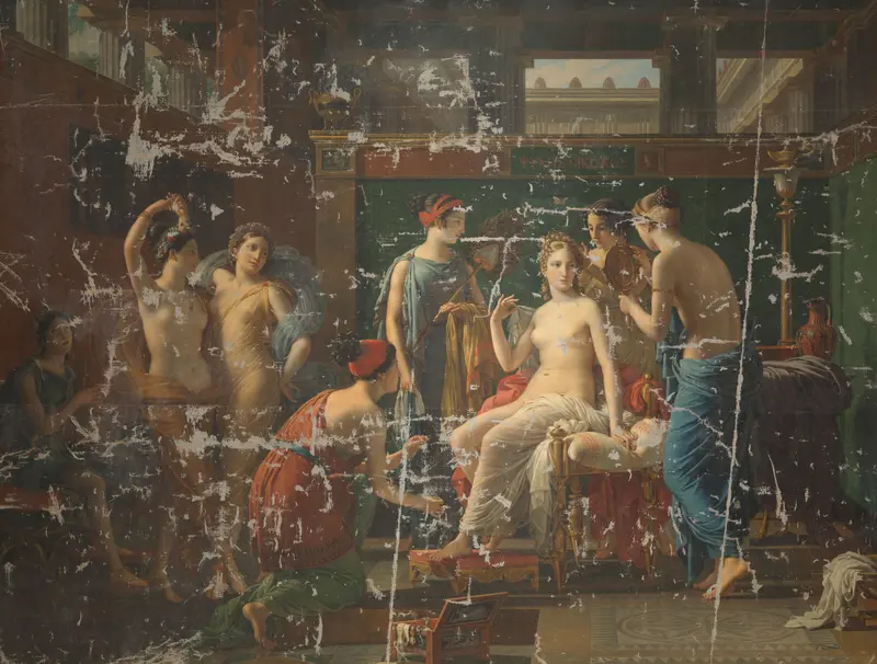 Het toilet van Psyche Wall Art by Joseph Paelinck - High-Resolution Digital Print
