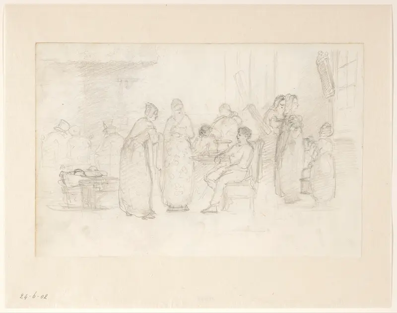 Het tooien der bruid Wall Art by Hendrik Valkenburg - High-Resolution Digital Print