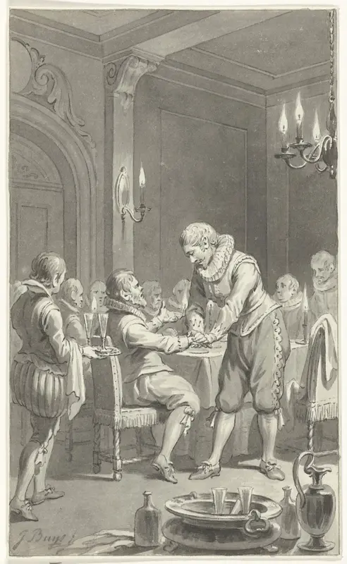 Het verraad van Rennenberg aan burgemeester Hillebrands, 1580 Wall Art by Unknown - High-Resolution Digital Print