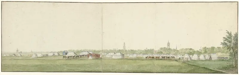 Het Vliegend Legertje van de Patriotten, bij Delft Wall Art by anonymous - High-Resolution Digital Print