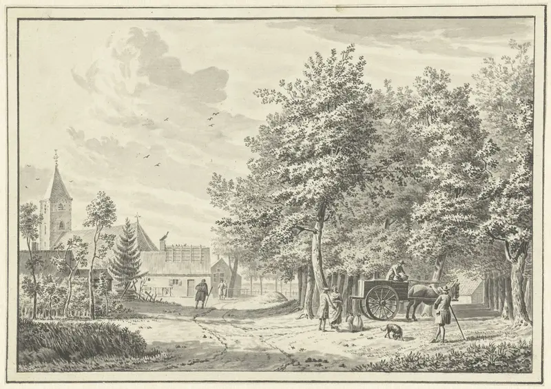 Het voormalig St.-Agathaklooster te Amersfoort Wall Art by Gerard van Rossum (1698/99-1772) - High-Resolution Digital Print