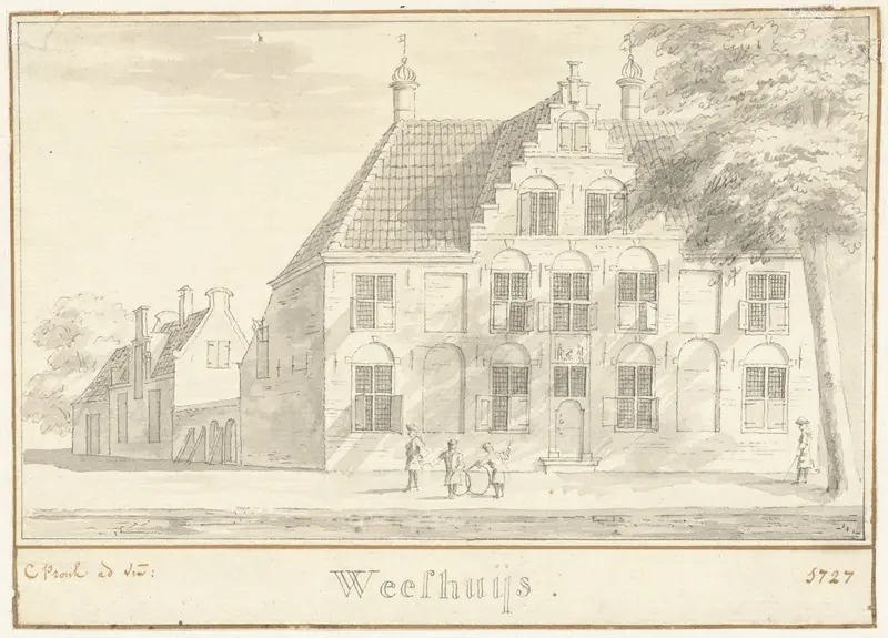 Het weeshuis te Alkmaar Wall Art by Cornelis Pronk - High-Resolution Digital Print