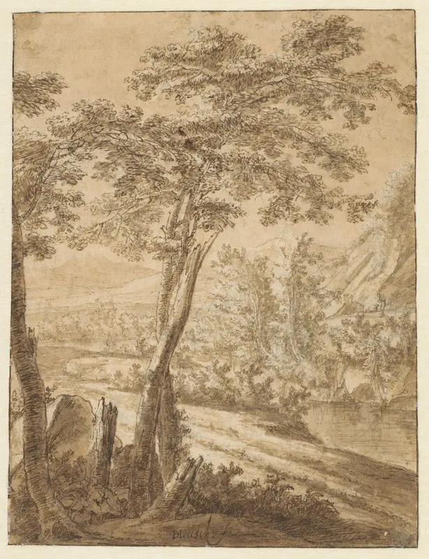 Heuvelachtig landschap Wall Art by Willem de Heusch - High-Resolution Digital Print