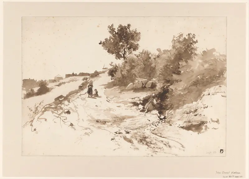 Heuvelachtig landschap in Frankrijk Wall Art by Unknown - High-Resolution Digital Print