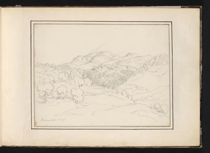 Heuvelachtig landschap te Belmonte Wall Art by Unknown - High-Resolution Digital Print
