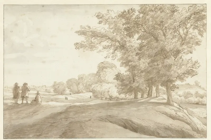 Heuvelachtig terrein in de omstreken van Windsor Wall Art by Jacob Esselens - High-Resolution Digital Print