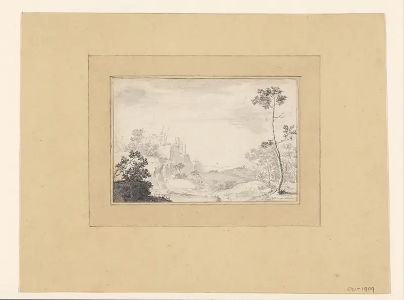 Heuvellandschap Wall Art by anonymous - High-Resolution Digital Print