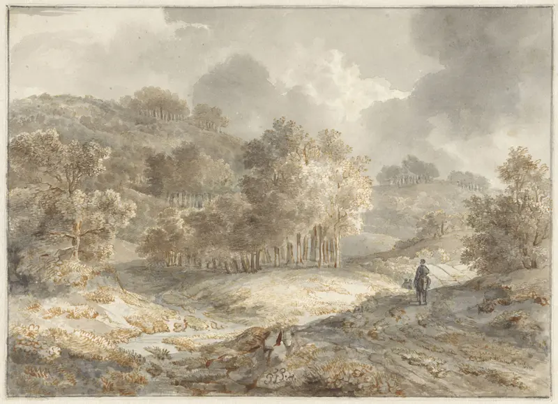 Heuvellandschap Wall Art by Pieter Francis Peters jr. - High-Resolution Digital Print