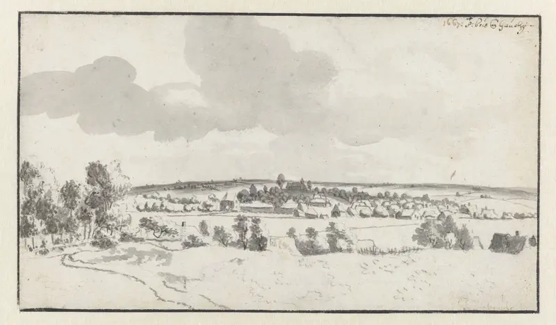 Heuvellandschap bij  Gauchy, Aisne, Hauts-de-France Wall Art by Josua de Grave - High-Resolution Digital Print