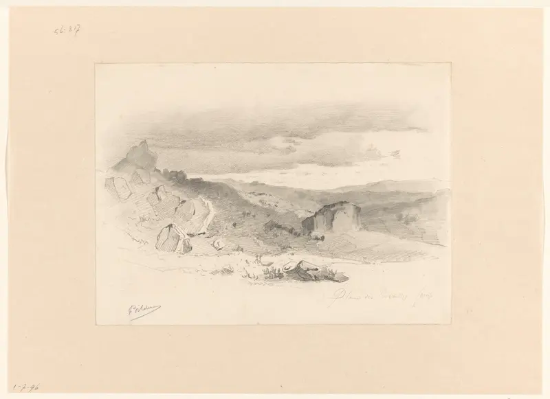 Heuvellandschap Plaine des Rocailles in Savoije Wall Art by Gerard Bilders - High-Resolution Digital Print