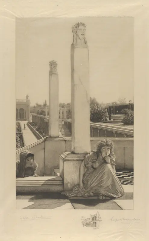 Hide and Seek Wall Art by Sir Lawrence Alma-Tadema - High-Resolution Digital Print