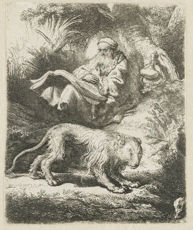 Hieronymus lezend Wall Art by Unknown - High-Resolution Digital Print
