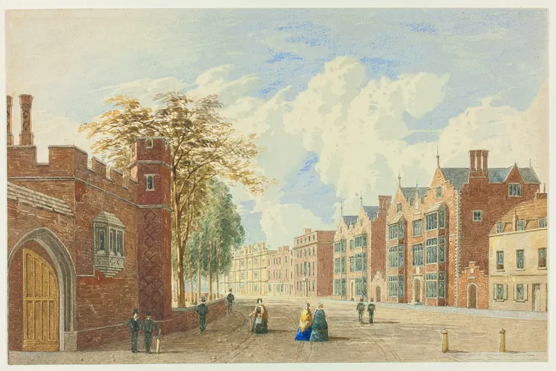 High Street, Eton Wall Art by George Pyne - High-Resolution Digital Print