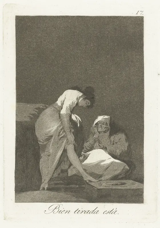 Hij is goed aangetrokken Wall Art by Francisco de Goya - High-Resolution Digital Print