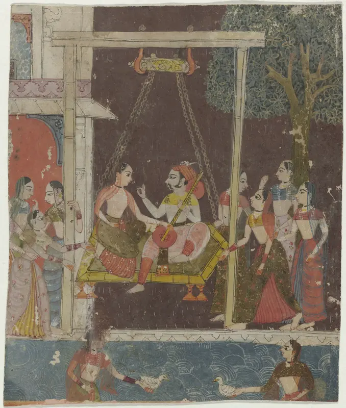 Hindola raga Wall Art by anonymous - High-Resolution Digital Print
