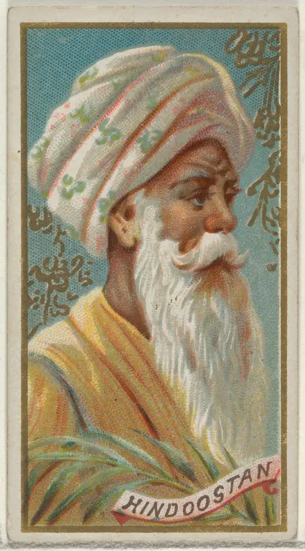 Hindoostan, from the Types of All Nations series (N24) for Allen & Ginter Cigarettes Wall Art by Allen & Ginter - High-Resolution Digital Print
