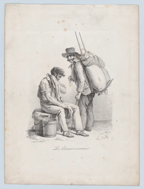 Hired Hands Wall Art by Louis Léopold Boilly - High-Resolution Digital Print
